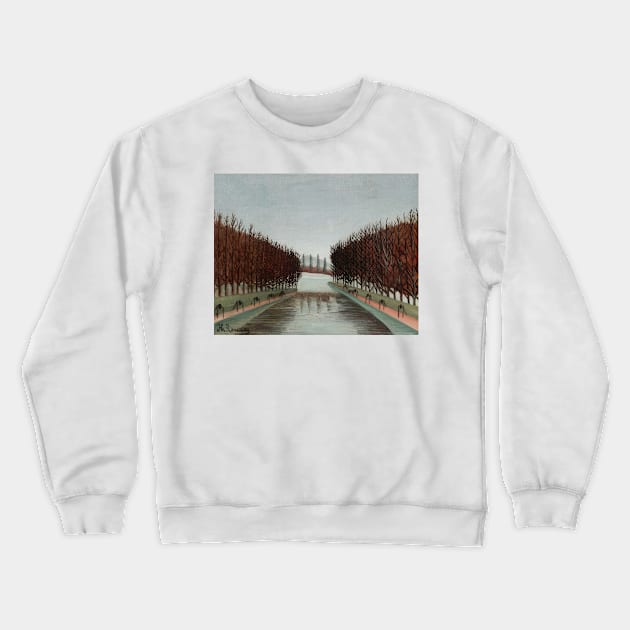 Le Canal by Henri Rousseau Crewneck Sweatshirt by Classic Art Stall